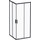 Душевое ограждение Am.Pm Gem S Square Slide 90x90 см W93G-403-090BT, черный/прозрачное - фото 