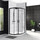 Душевое ограждение BelBagno 90x90 см UNO-195-P-2-90-C-NERO, черный/прозрачное - фото, картинка Душевое ограждение BelBagno 90x90 см UNO-195-P-2-90-C-NERO, черный/прозрачное - фото