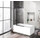 Шторка для ванны BelBagno 100 см UNO-V-11-100/150-C-NERO, черный/прозрачное - фото, картинка Шторка для ванны BelBagno 100 см UNO-V-11-100/150-C-NERO, черный/прозрачное - фото