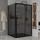 Душевое ограждение Ambassador Intense 120x110 см 110022201IBB-110IBB (стекло 8 мм) чёрный/тонированное - фото, картинка Душевое ограждение Ambassador Intense 120x110 см 110022201IBB-110IBB (стекло 8 мм) чёрный/тонированное - фото