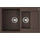 Кухонная мойка Omoikiri Daisen 78-2T DC 4993534, тёмный шоколад, Цвет производителя: тёмный шоколад - фото 