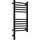 Полотенцесушитель электрический Сунержа Богема 3.0 П11 600x300 мм (прямая перемычка) 31-5804-6030 L, чёрный матовый - фото 