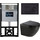 Инсталляция с подвесным безободковым унитазом Azario Grado AZ-8010-1000+AZ-0046N-MB+AZ-8200-0013 - фото, картинка Инсталляция с подвесным безободковым унитазом Azario Grado AZ-8010-1000+AZ-0046N-MB+AZ-8200-0013 - фото