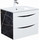 Тумба подвесная с раковиной Iddis Cloud 60 см CLO60B0i95K, черный мрамор/белый матовый - фото, картинка Тумба подвесная с раковиной Iddis Cloud 60 см CLO60B0i95K, черный мрамор/белый матовый - фото