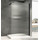 Душевая перегородка Abber Immer Offen 90 см AG61091R8 (стекло 8 мм), черный/рифленое - фото, картинка Душевая перегородка Abber Immer Offen 90 см AG61091R8 (стекло 8 мм), черный/рифленое - фото