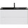 Тумба подвесная с раковиной BelBagno ACQUA-1000-2C-SO-BL 100 см, Bianco Lucido (раковина BB1000/455-LV-ART-ALR-NERO), Цвет фасада: Bianco Lucido Nero - фото, картинка Тумба подвесная с раковиной BelBagno ACQUA-1000-2C-SO-BL 100 см, Bianco Lucido (раковина BB1000/455-LV-ART-ALR-NERO), Цвет фасада: Bianco Lucido Nero - фото