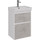 Тумба подвесная с раковиной Lemark Combi 50 см LM03C50T-Beton, белый глянец/бетон - фото, картинка Тумба подвесная с раковиной Lemark Combi 50 см LM03C50T-Beton, белый глянец/бетон - фото