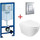 Инсталляция с подвесным унитазом комплект: Grohe Rapid SL 38772001 с подвесным безободковым унитазом Azario Gloria AZ-2003 сиденье микролифт, крепление, кнопка смыва хром, Цвет производителя: белый - фото, картинка Инсталляция с подвесным унитазом комплект: Grohe Rapid SL 38772001 с подвесным безободковым унитазом Azario Gloria AZ-2003 сиденье микролифт, крепление, кнопка смыва хром, Цвет производителя: белый - фото