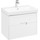 Тумба подвесная с раковиной Акватон Оливия 70 см 1A254301OL010, белый матовый - фото 