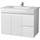 Тумба подвесная с раковиной Mirsant Next 80/1 см (раковина More 80), белый - фото 