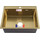 Кухонная мойка GFfrank 60502Z 0.8 мм, золото - фото 