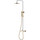 Душевая стойка Boheme Stick 128-WG, white gold, Цвет производителя: white gold - фото 