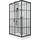 Душевая кабина Niagara Standart 120x80 см L ST120/80/15QL/KL/BKT, чёрный/прозрачное - фото, картинка Душевая кабина Niagara Standart 120x80 см L ST120/80/15QL/KL/BKT, чёрный/прозрачное - фото