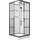 Душевая кабина Niagara Standart 100x100 см R ST100/15QR/KL/BKT, чёрный/прозрачное - фото, картинка Душевая кабина Niagara Standart 100x100 см R ST100/15QR/KL/BKT, чёрный/прозрачное - фото