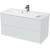Тумба подвесная с раковиной Mirsant Ultra 100 см (раковина Premier 100), белый глянцевый - фото 