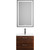 Тумба подвесная с раковиной BelBagno DUE-500-2C-SO-NOCE-P 50 см (2 ручки сатин) Noce, Цвет фасада: Noce - фото 12