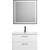 Тумба подвесная с раковиной BelBagno DUE-800-2C-SO-BL-P 80 см (2 ручки сатин) Bianco Lucido, Цвет фасада: Bianco Lucido - фото 10