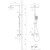 Душевая система для ванны Vincea Cube VSFS-4C12CH - фото 3