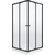 Душевое ограждение Parly 90х90 см ZEQ911B, чёрный/прозрачное - фото 5