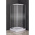 Душевое ограждение Parly 80х80 см ZQ8111, хром/прозрачное - фото 