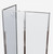 Душевое ограждение Mirsant Next 120х90 см хром/прозрачное - фото 3