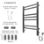 Полотенцесушитель электрический Aquatek Альтаир П7 500х700 мм AQ EL KP0770CH - фото 5