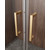 Душевое ограждение Cezares 170x90 см MOLVENO-AH-2/2-170/90-C-BORO-IV, брашированное золото/прозрачное - фото 3