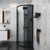 Душевое ограждение Niagara Eco 80x80 см NG-1003-14T, чёрный матовый/тонированное - фото 4