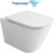 Унитаз подвесной безободковый Ceramicanova Union CN4009T (система смыва Торнадо) с крышкой микролифт, Цвет производителя: белый - фото 