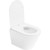 Унитаз подвесной безободковый Abber Bequem AC1102TMW с крышкой микролифт, белый матовый (система смыва Торнадо), Цвет производителя: белый матовый - фото 3