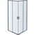 Душевое ограждение Aquatek 100x100 см AQ ARI KV 10020GM, оружейная сталь/прозрачное - фото 2