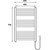 Полотенцесушитель электрический Gerhans П13 400х700 мм K610745, хром - фото 2