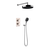 Душевая система для душа Boheme Cell 427-NB + 135-2-NB (со скрытой частью) никель - фото 