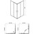 Душевое ограждение AN 100х100 см, хром/прозрачное - фото 3