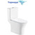 Унитаз-компакт безободковый Cerutti SPA Bernina 11133 с тонкой крышкой микролифт (система смыва Торнадо) - фото 