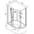 Душевая кабина Avacan 120x80 см EM2712LN, хром/узор (безсиликоновая сборка) - фото 16