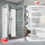 Душевая кабина Avacan 110x90 см Z1911MT, хром/прозрачное (безсиликоновая сборка) - фото 2