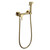 Набор для гигиенического душа Grocenberg GB103N-GO, золото - фото 