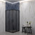 Душевое ограждение EvaGold 90х90 см EG220069, чёрный/тонированное - фото 