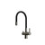 Смеситель для кухни Sancos Lucia SC4004GG, вороненая сталь/чёрный - фото 