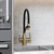 Смеситель для кухни Sancos Orta SC4008BG, брашированное золото/чёрный - фото 2