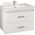 Тумба подвесная с раковиной Акватон Америна 80 см 1A1377K1AM010, белый - фото 