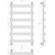 Полотенцесушитель водяной Сунержа Атлант П6 500x1060 мм 00-0226-1050, хром - фото 3