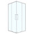 Душевое ограждение Loranto 100x100 см CS-AB01S-100, сатин/прозрачное - фото 
