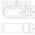 Ванна акриловая BelBagno BB11-1700R 170х75 см - фото 4
