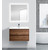 Тумба подвесная с раковиной BelBagno KRAFT-800-2C-SO-RT 80 см, Rovere Tabacco - фото 3