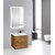 Тумба подвесная с раковиной BelBagno ETNA39-600/390-2C-SO-RN-P 60 см, Rovere Nature, Цвет фасада: Rovere Nature - фото 2