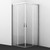 Душевое ограждение WasserKraft Lippe 80х80 см 45S02, хром/прозрачное - фото 