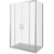 Душевое ограждение Bas Infinity WTW-TD+SP C-CH 170х90 см, хром/прозрачное - фото 