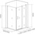 Душевое ограждение Bas Latte WTW+SP C-WE 140х90 см алюминий/прозрачное - фото 5